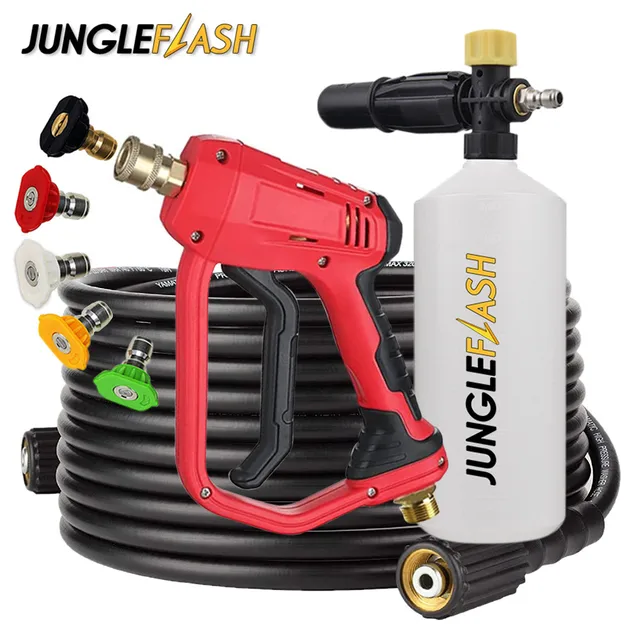 High Pressure Cleaner Car Washing Tools Kit Spyra Water Gun Snow Foam Cannon Car Wash Accessories for Karcher Parkside