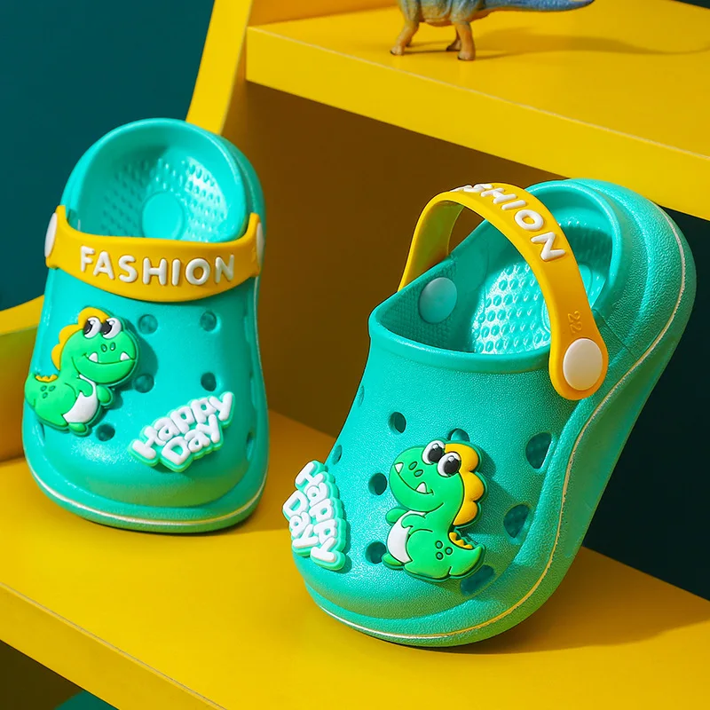 

2024 New Summer Baby Shoes Sandals for Girls Boy Garden Beach Shoes Mules Baby Girl Cartoon Sandal for Children's Garden Shoes