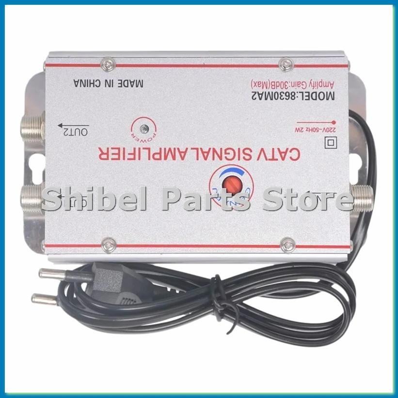 8630MA2 30dB 케이블 TV 분배기 증폭기 디지털 TV 안테나 신호 부스터 홈 TV 장비 45Mhz 860MHz EU Plug-A86Z