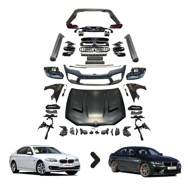 Auto Tuning Part Accessories Body Kits for BMW 5 Series F10 2010-2017  Change To G30 Style Bumper Assembly with Lamp - AliExpress