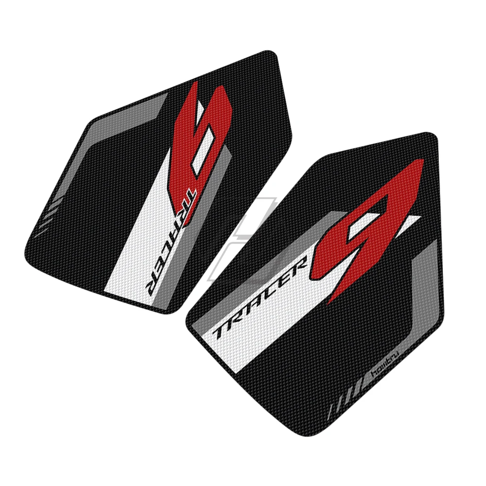 Motorcycle Tank Pad Protector Sticker Decal Anti-slip Gas Knee Grip Tank Traction Pad Side For Yamaha TRACER 9 2021-