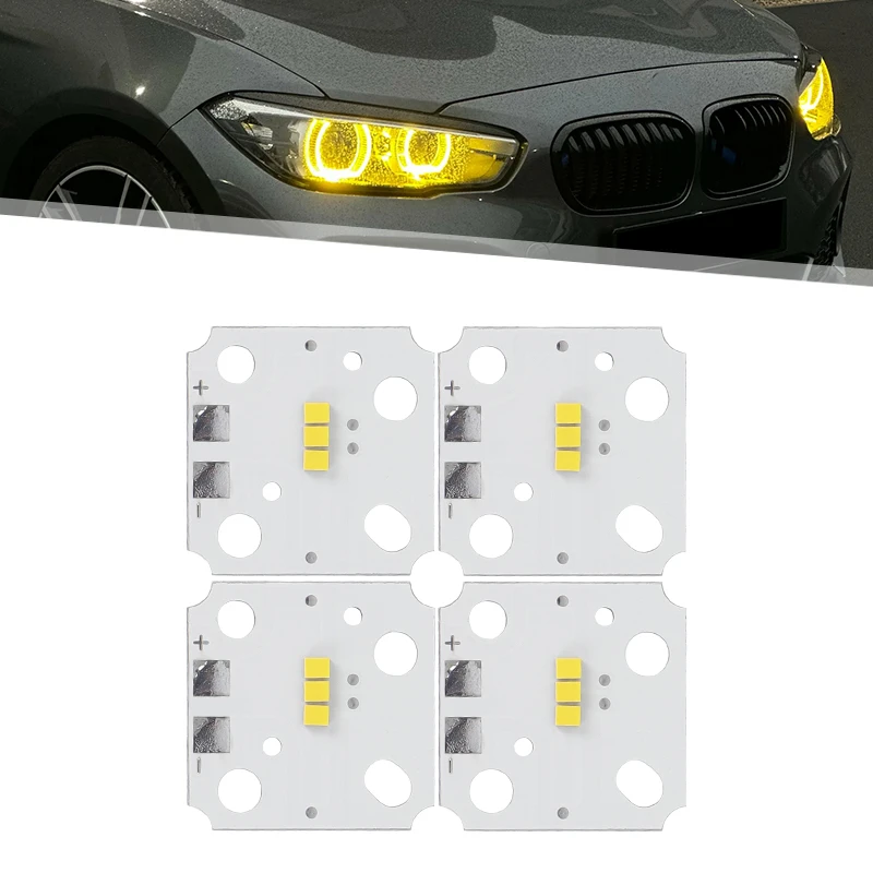 BMW F20 1 시리즈 2012 2013 2014 2015용 1/2/4개 노란색 DRL 보드 모듈 LED 주간 주행등 LED 보드 DRL 모듈