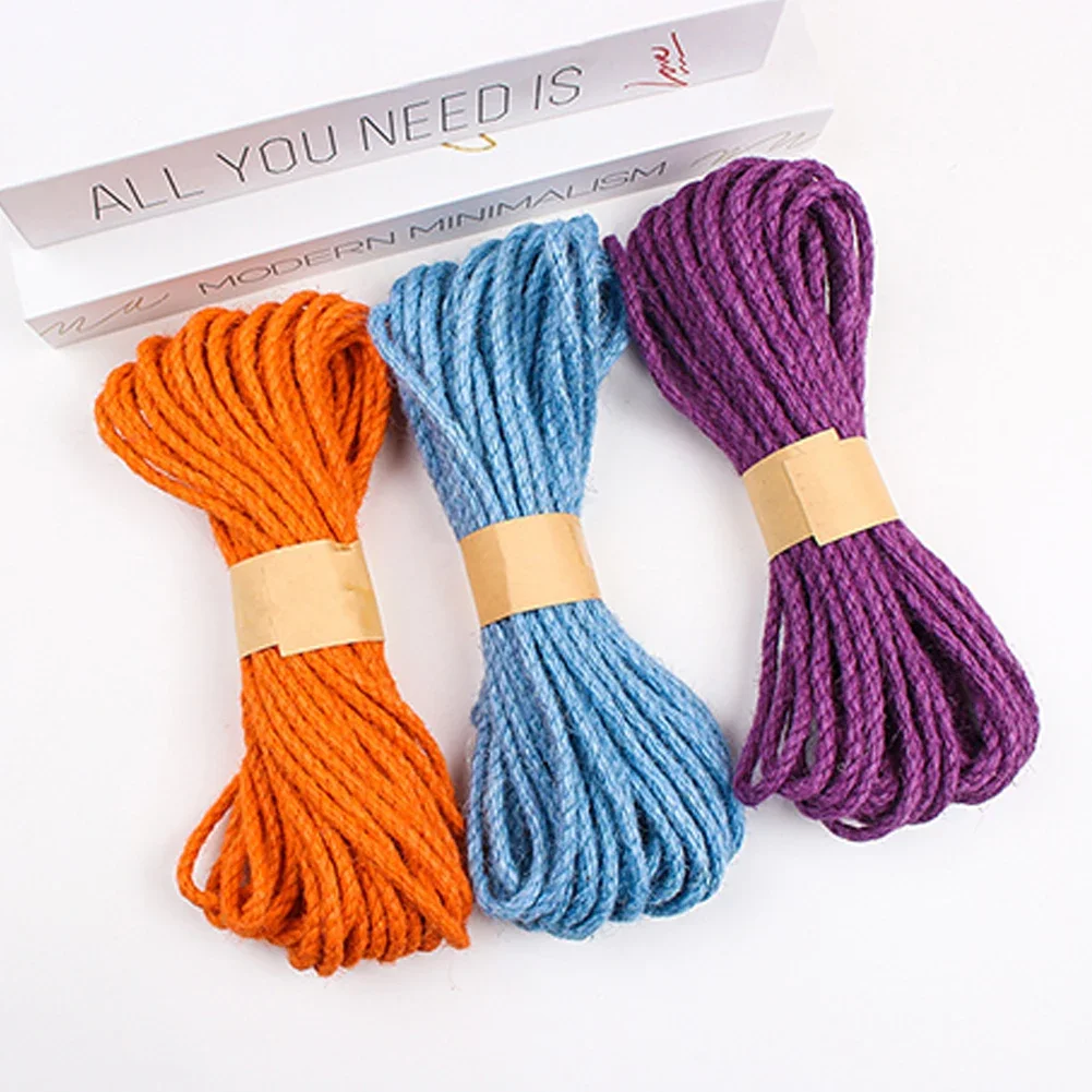 Jute Twine For Scratching Post Cat Scratcher Replacement Rope For Cat Tree Tower Crafts Gardening Hammock Home Decor (33FT)