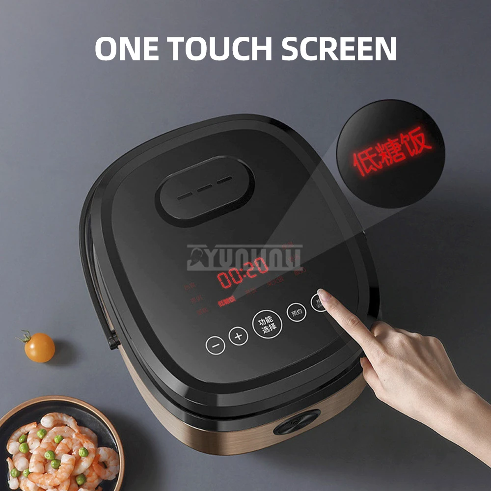 5L Smart Elektirikli Ocak Kitchen 3-4 People Rice Cooker Electric Rice Soup Separation Cooker Non-stick Cooking Machine