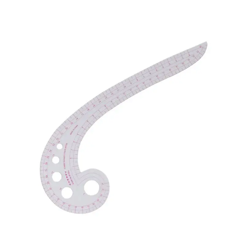 1/2PCS Multifunction 6501 Plastic French Curve Sewing Ruler Measure Tailor Ruler Making Clothing 360 Degree Bend Tools plastic ruler curve ruler