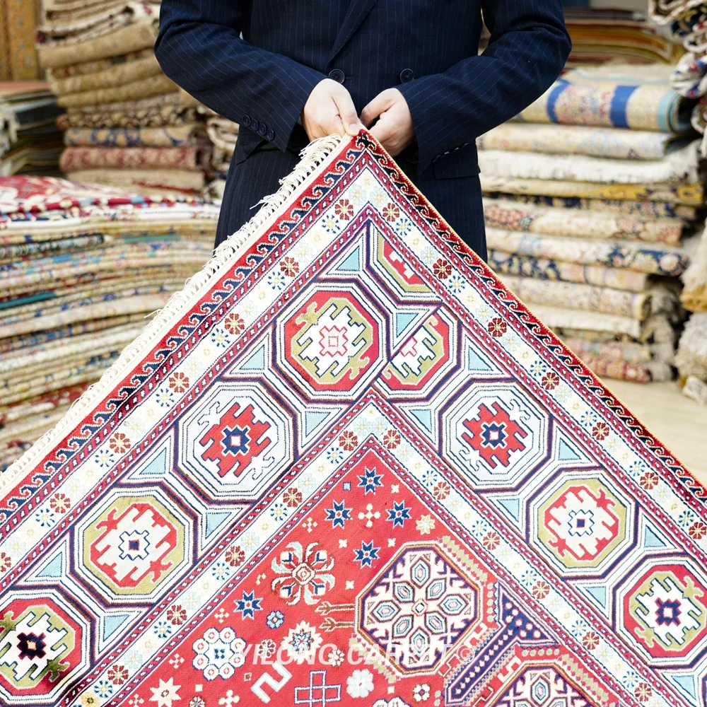 Рисунок 5 - 152x244 см Шелковый Племенной ковер ручной работы