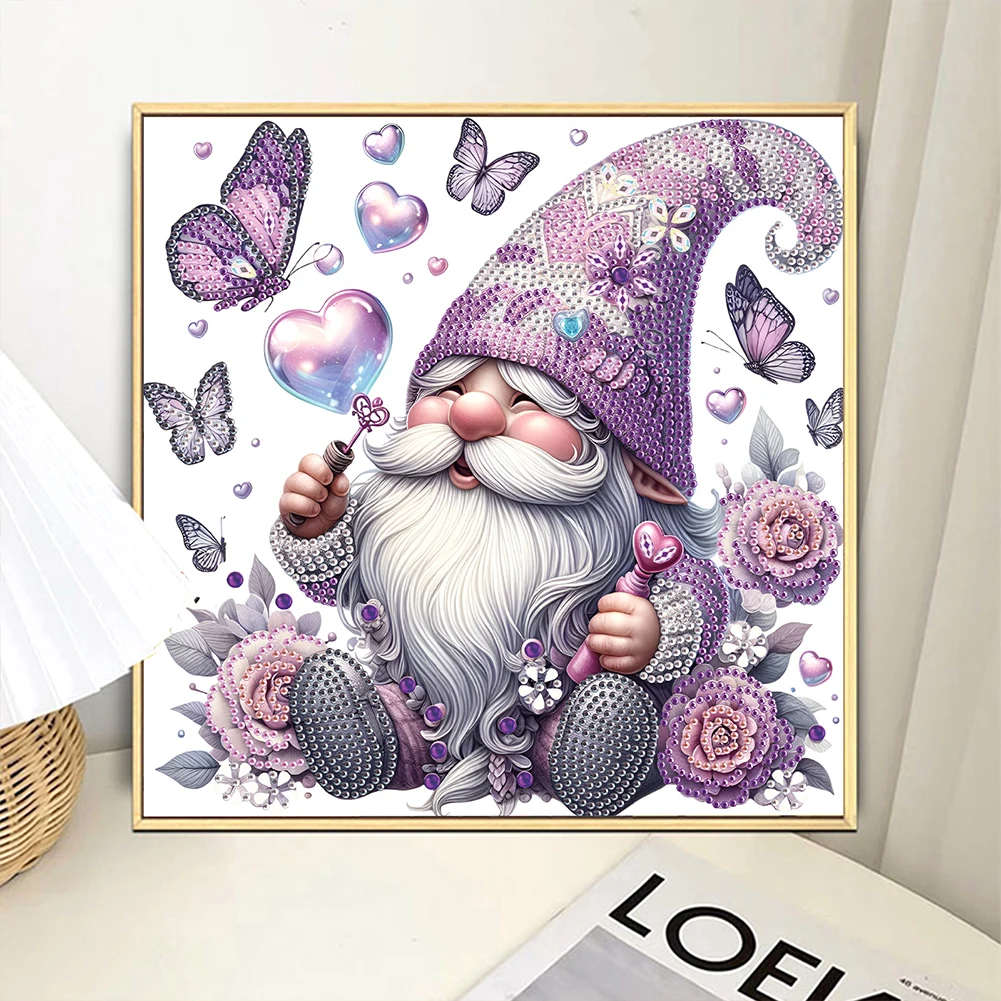 30*30cm 5D DIY Partial Special Shaped Drill Diamond Painting Flower Goblin Art Decor Rhinestone Diamond Painting Home Wall Decor