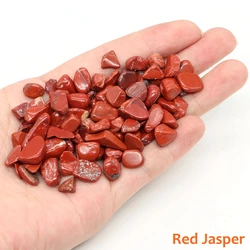 Natural Quartz Crystal Gravel for Aquarium Decor & Mineral Display (Red Jasper)