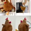 Simulated Funny Hen Plush Creative Cute Toy Bag Doll Birthday Gift Women Hand Bags 1