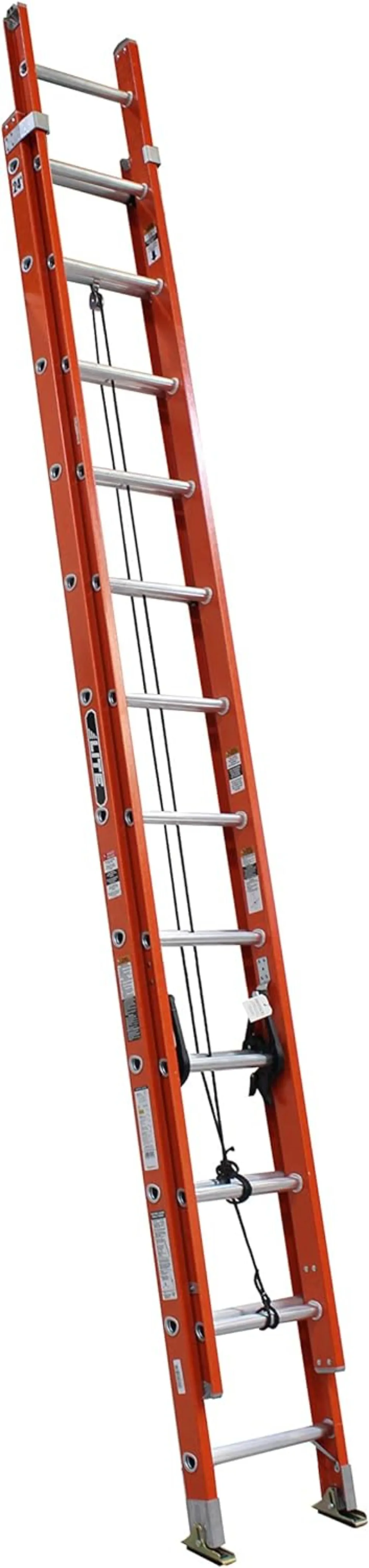

Удлинительная лестница из стекловолокна 24 дюйма, грузоподъемность 300 фунта, тип IA, LP-3021-24, безопасная и стабильная оранжевая, со стальным шарниром