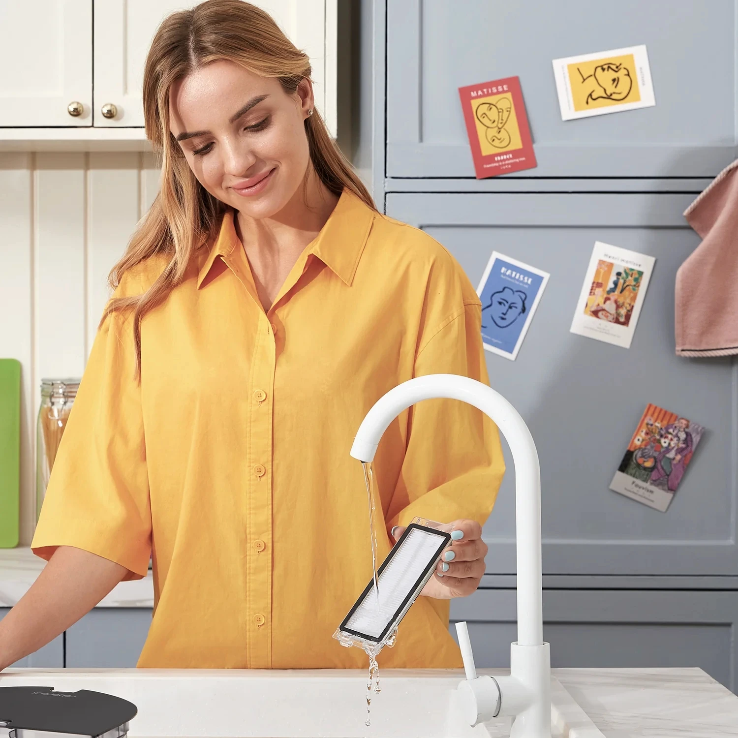 Description Picture 4 of itemOriginal Roborock Q Revo Master Accessory of Washable Filter Main / Side Brush Mop Dust Bag Robot Vacuum Cleaner Parts Optional