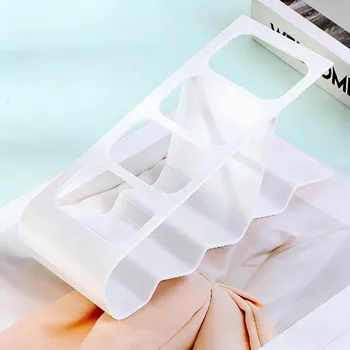 Portaoggetti da scrivania in plastica, organizer da scrivania multiuso, organizer creativo per telecomando a 4 scomparti