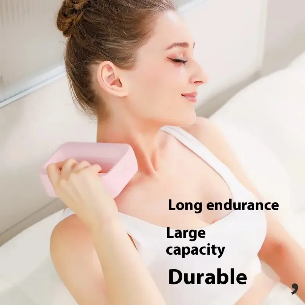 Electric Body Massager Ring Multifunctional Handheld Fascia Gun Wireless Rechargeable Full Body Deep Tissue Massager Relaxation