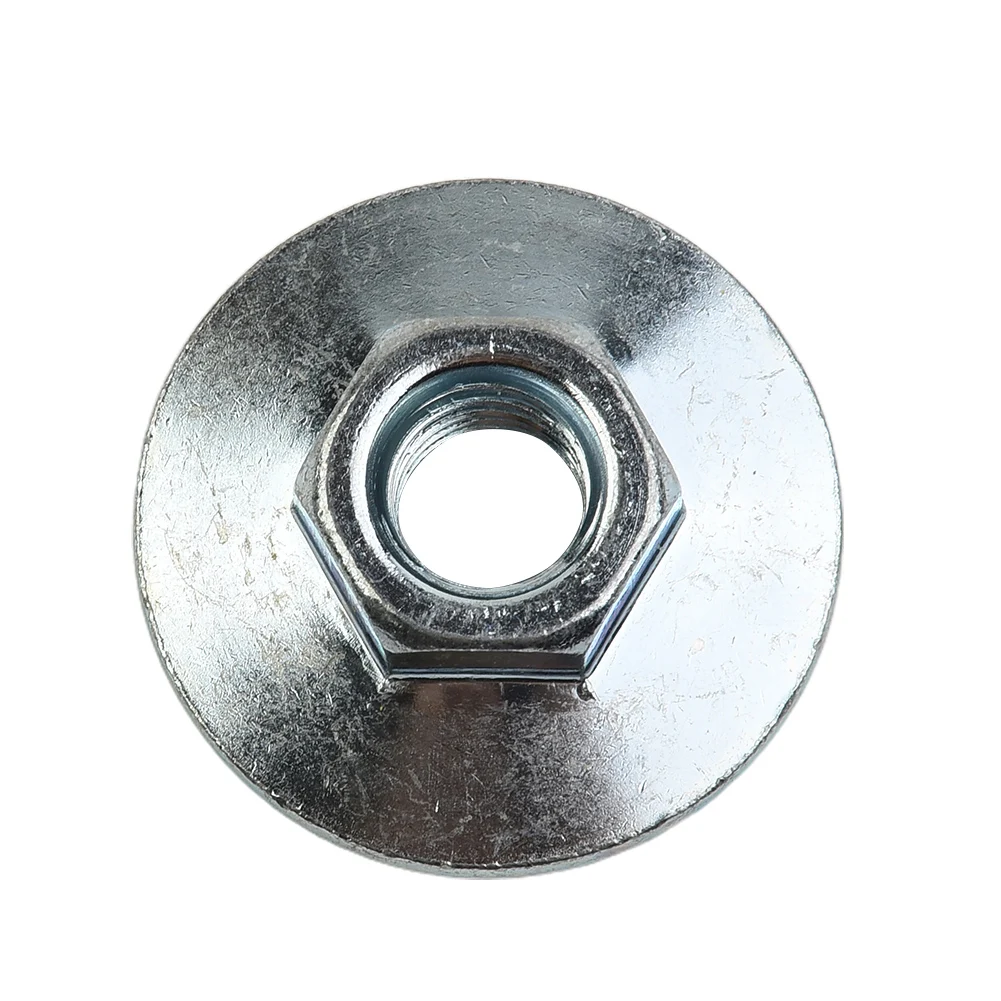 Angle Grinder Disc Hassle Free Angle Grinder Disc Switching with Quick Change Locking Flange Nut M14 Hexagon Thread 2 pcs pressure plate cover m10 thread hexagon locking nut fitting tool flange nut for 100 type angle grinder accessories