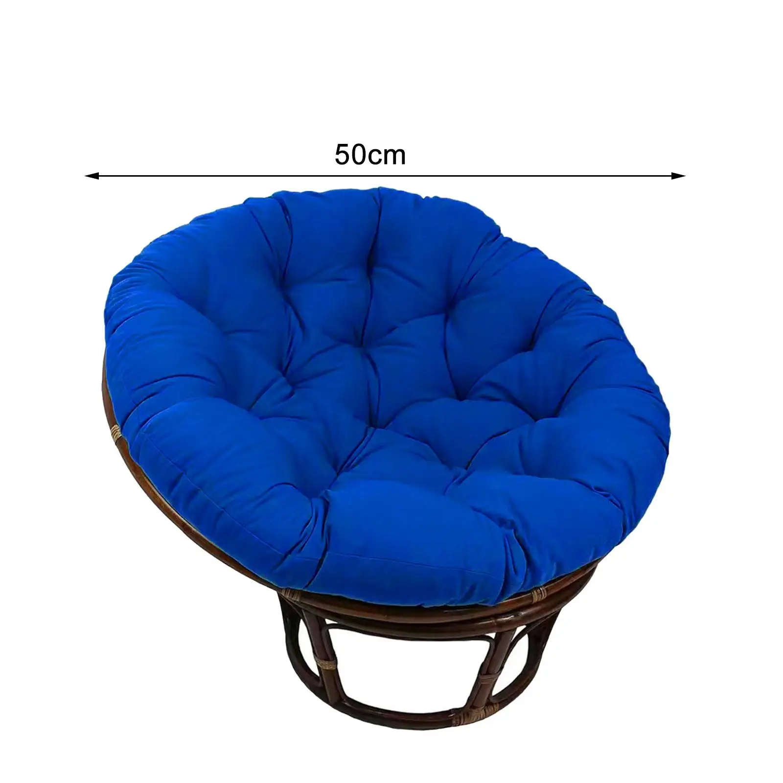 Hanging Chair Cushion Comfortable Round Papasan Chair Cushion Soft Chair Pad for Living Room Indoor Outdoor Patio Kitchen Home