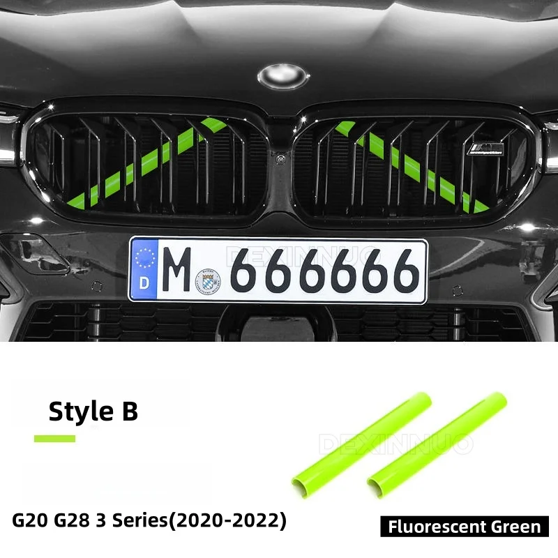 Sleek Automotive Front Grille Trim Strips