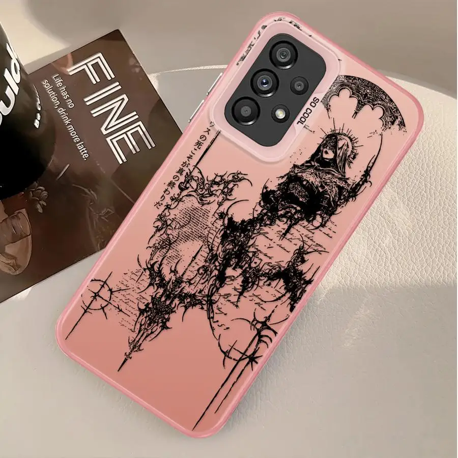 Gothic Style Angel Cross Phone Cover Case