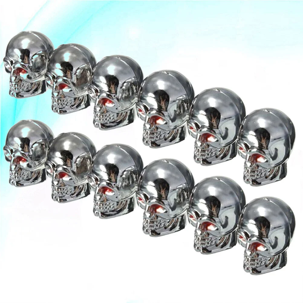 

12pcs Car Tire Caps Shape Rubber Tire Covers Stem Caps Car Accessories for Bike Car Truck Valve Tires Kapice