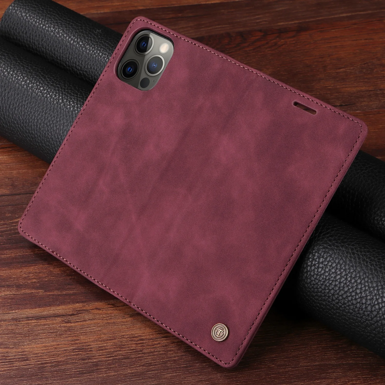 Luxurious Leather Flip Phone Case & Wallet Cover