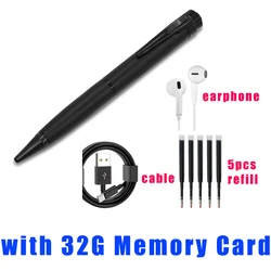 Professional Digital Voice Recorder Pen with Long - Distance Audio Recording and Expandable Storage (With 32GB Card)