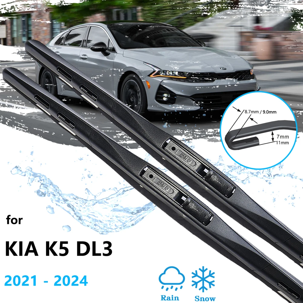 2x Car Front Blades For KIA K5 DL3 LXS GT-Line EX 2024 Optima Brushes Windscreen Windshield Accessories Arm - AliExpress