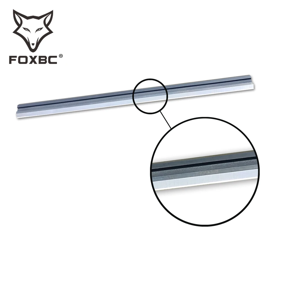 FOXBC 3-1/4" HSS Planer Blades 82mmx5.5mmx1.2mm Planer Knives for Metabo Dewalt Makita BOSCH Woodworking Power Tools 2PCS