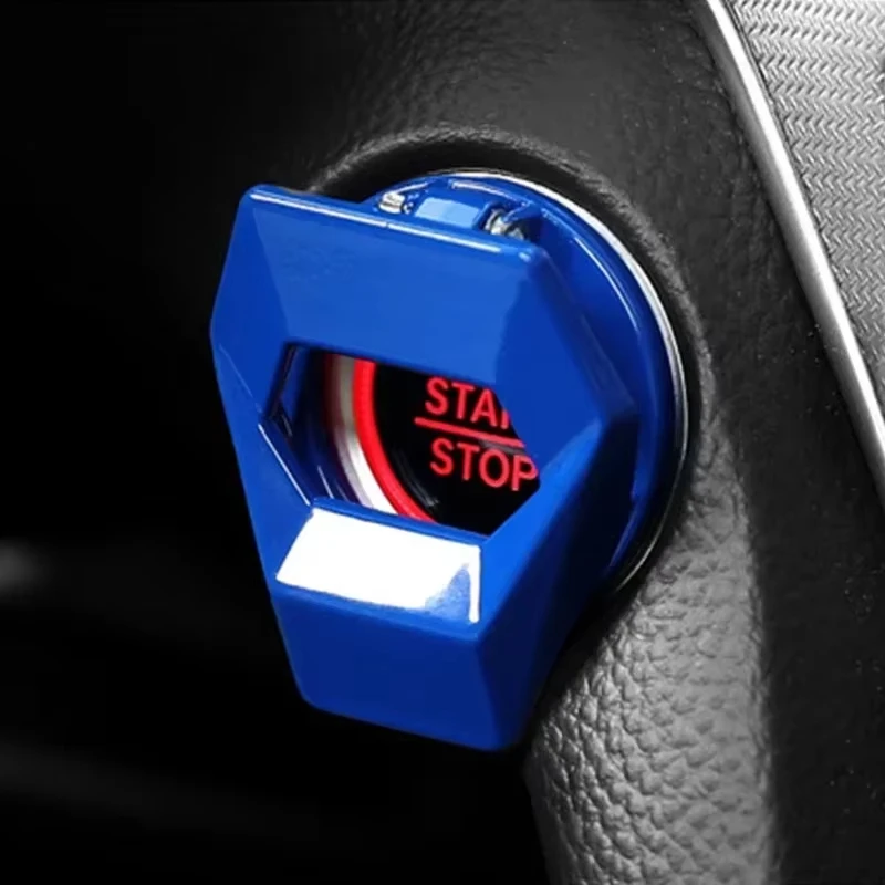 Engine Start Stop Switch Protective Decorative Cover - Auto Interior Accessory