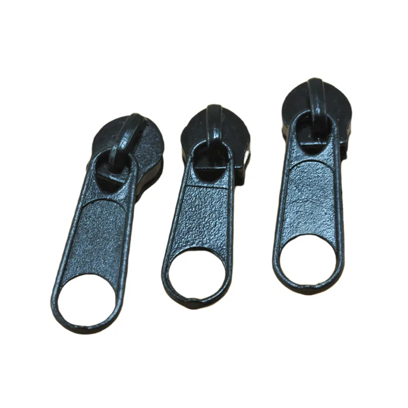 

2 pieces reverse mounting Metal Nylon Zipper Head Non-locking slider, self-locking slider slider Clothing Accessories