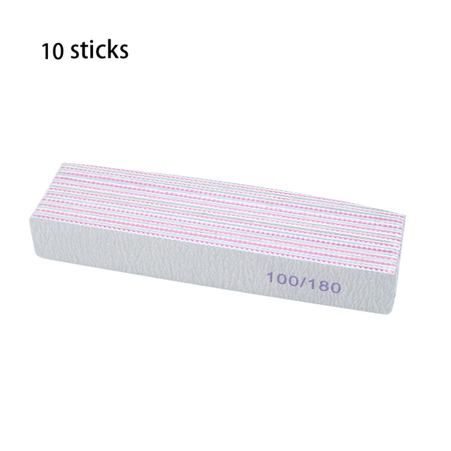File 100 To 180 Manufacturers Buffs Lime-sand Nail Files 100x180 For Manicure Tools Professional Filer Touch Nail Remove