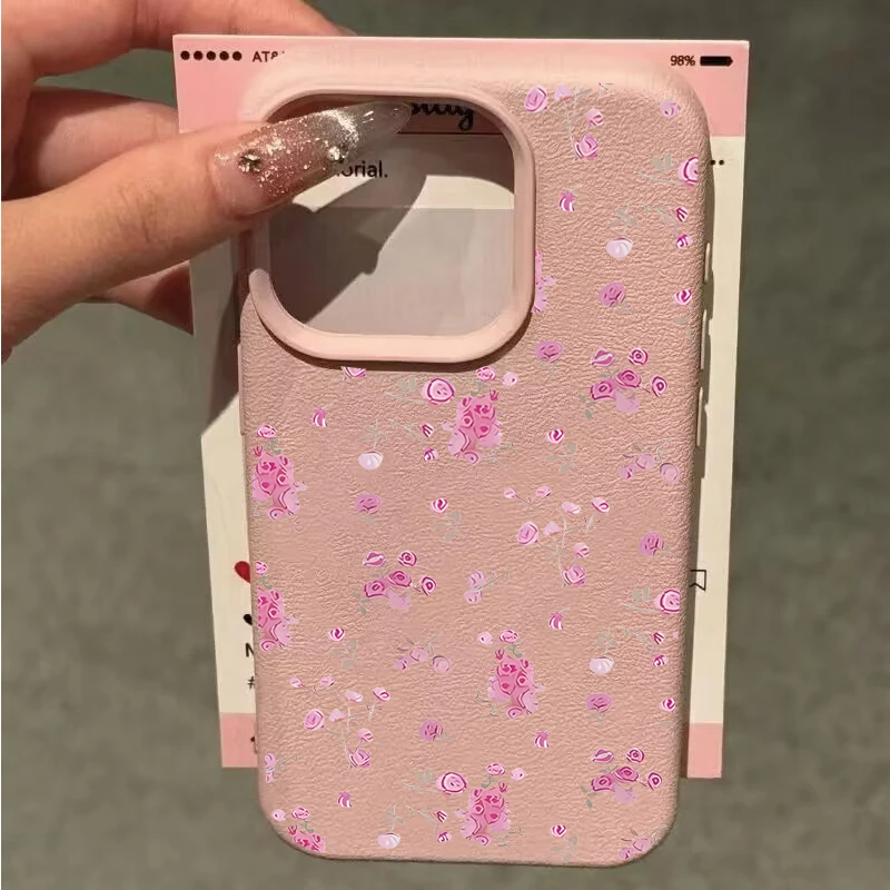 Retro Floral Soft Phone Case - Vibrant Vintage Flower Design Cover