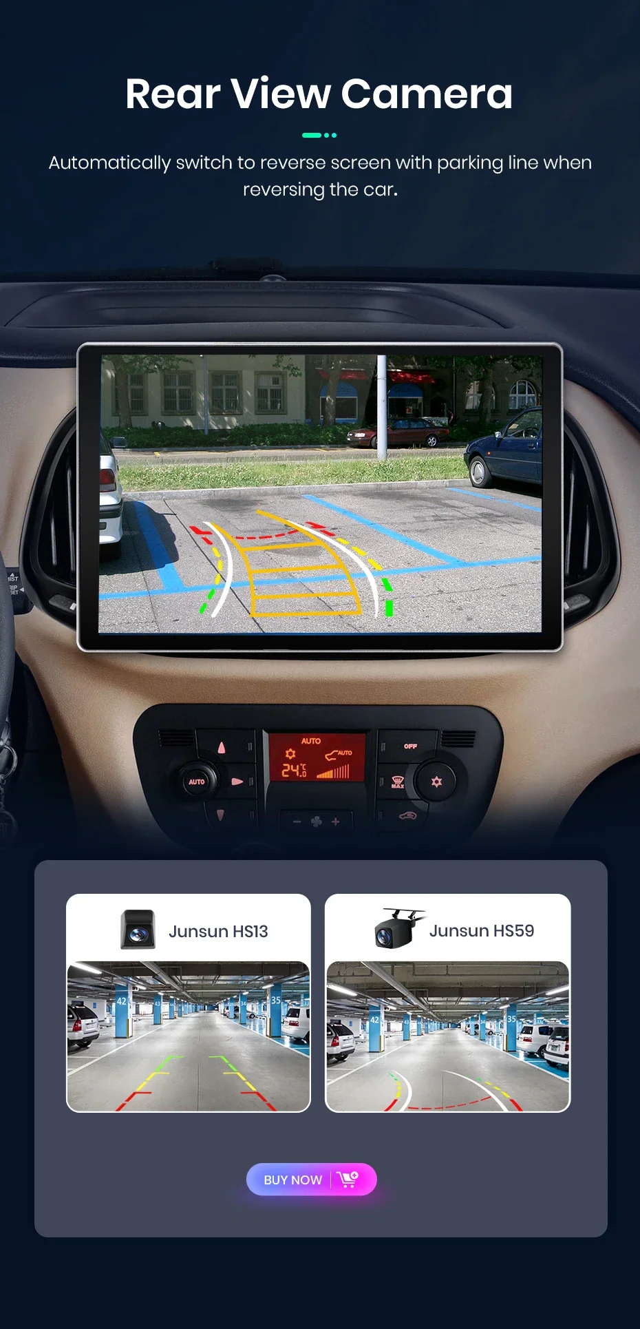 Junsun x7 Serie 13.1 "2k ai Stimme drahtloses Carplay Android Auto Autoradio für Fiat Doblo 2015-2019 Multimedia Autoradio – Detail 18