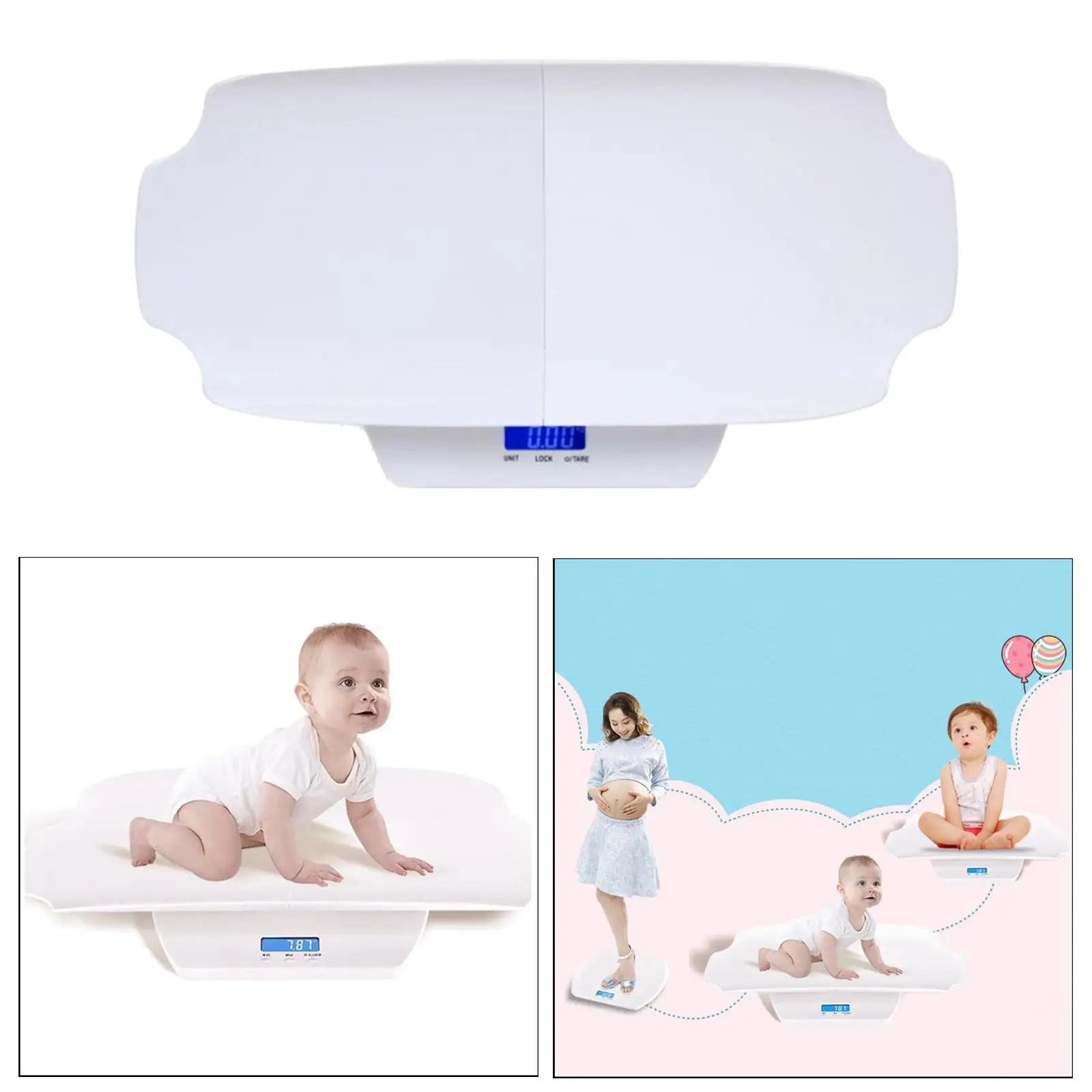Electronic Digital Baby Scale Weighing Scale Holding Function