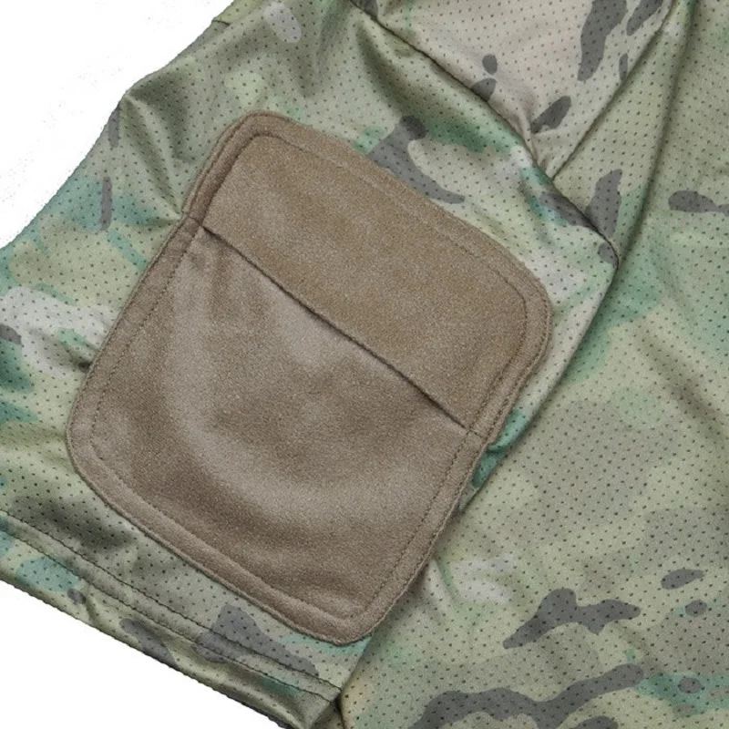 Outdoor Sports-Men's V-neck Quick drying Mesh Elastic Short Sleeve T-shirt