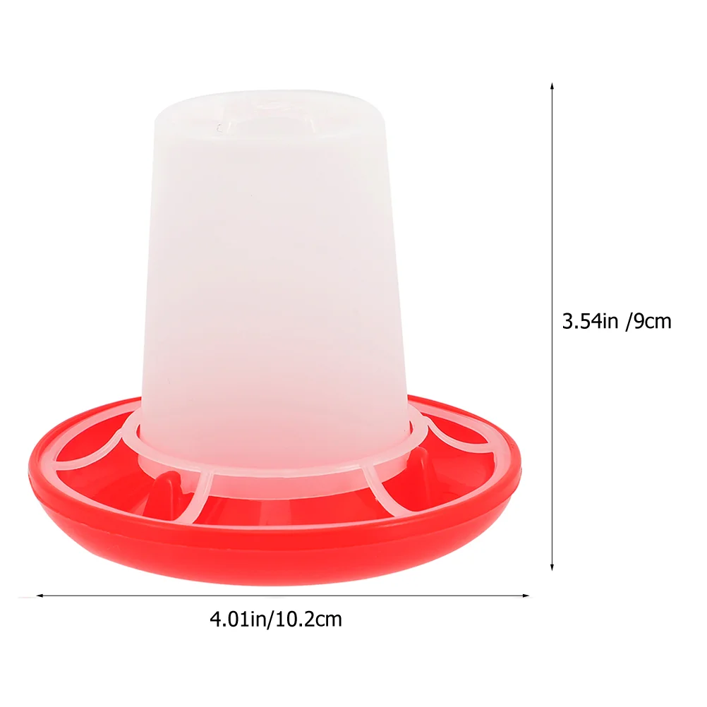 Chicky Dove Food Poultry Feeding Trough Automatic Feeder for Chicken Quail Hanging Kit Dispenser Groove Bowl Baby