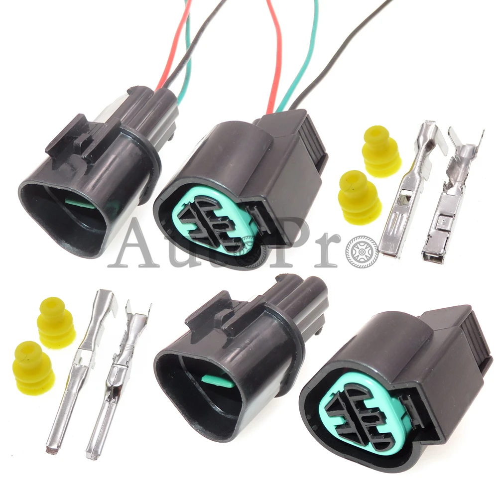 

1 Set 3 Hole PB625-03027 PB621-03020 Auto Sensor Waterproof Plug Car Headlight Wire Harness Socket