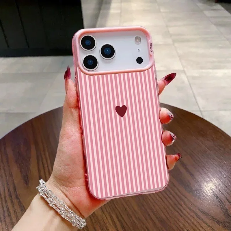 Vibrant Stripe Pattern Fashion Phone Case - Hard IMD Cover