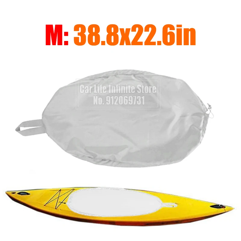 Universal Cockpit Cover 420D Fit paddle Kayak accessories for boats Breathable Adjustable Blocking Protector Ocean canoe S-XL