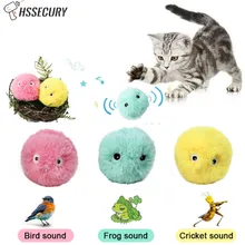 3 PCS Sound Cat Ball Toys Pet Interactive Kitten Ball Realistic Squeak Catnip Toy Refillable Catnip Products For Pet Cats Kitten