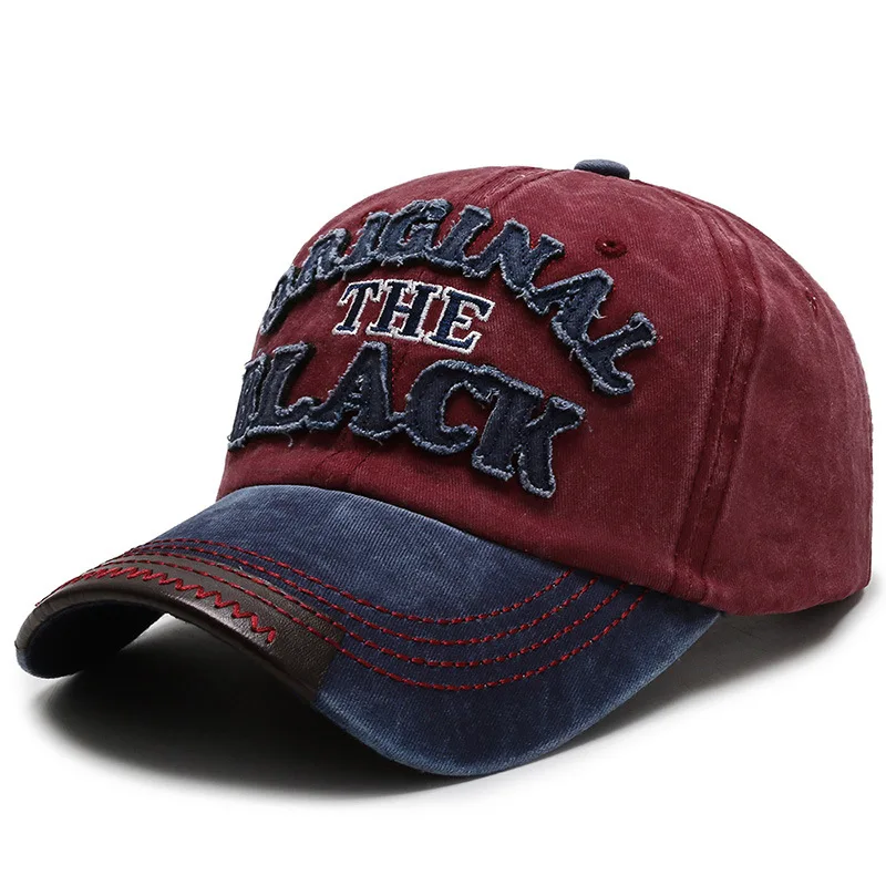 Retro Letter Embroidery Baseball Caps Spring Summer Men Women Cotton Adjustable Casual Hat Hip Hop Streetwear Sun Hats y2k hat 2