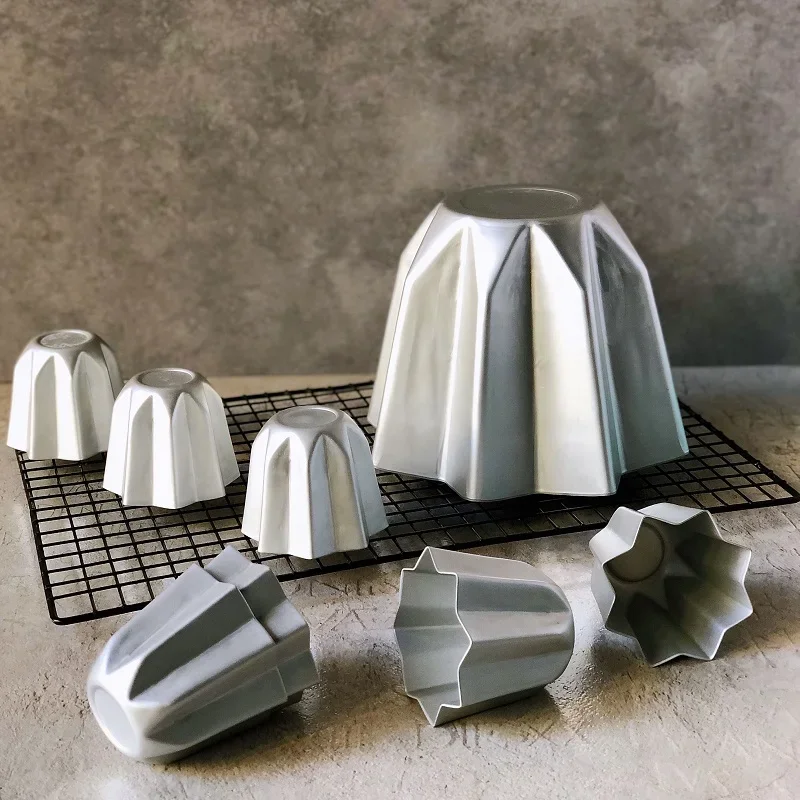 

4 Size Aluminium Cake Mold Pandoro Molds Octagonal Bread Baking Pan Non-stick Cheese Cake Mould Kitchen Accessories Bakeware