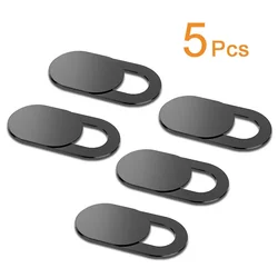 Privacy Protection Webcam Cover Shutter - Magnetic Slider for Laptops, Tablets, and More (5pcs)