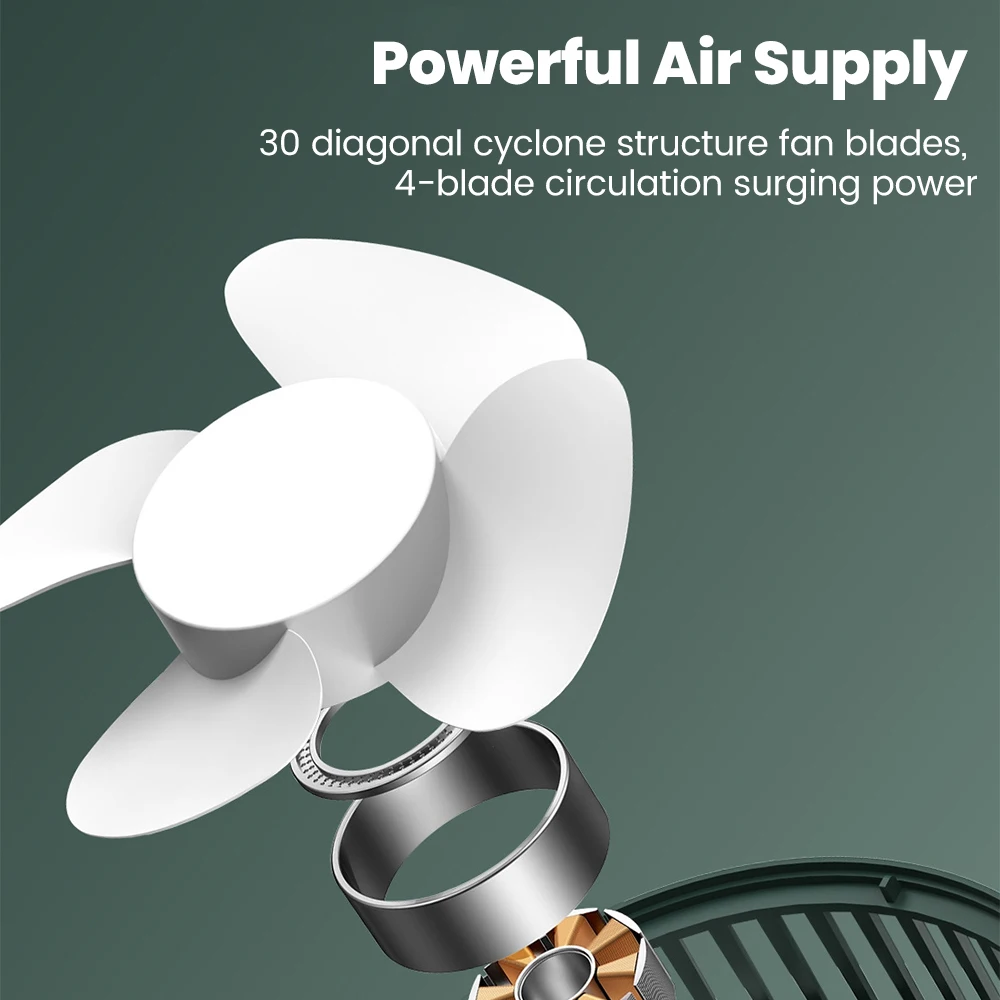 USB Mini Portable Fan Desktop Fan Silent Small Fan For Student Dormitory Computer Summer Gadget Home Office Rechargeable Fan 6