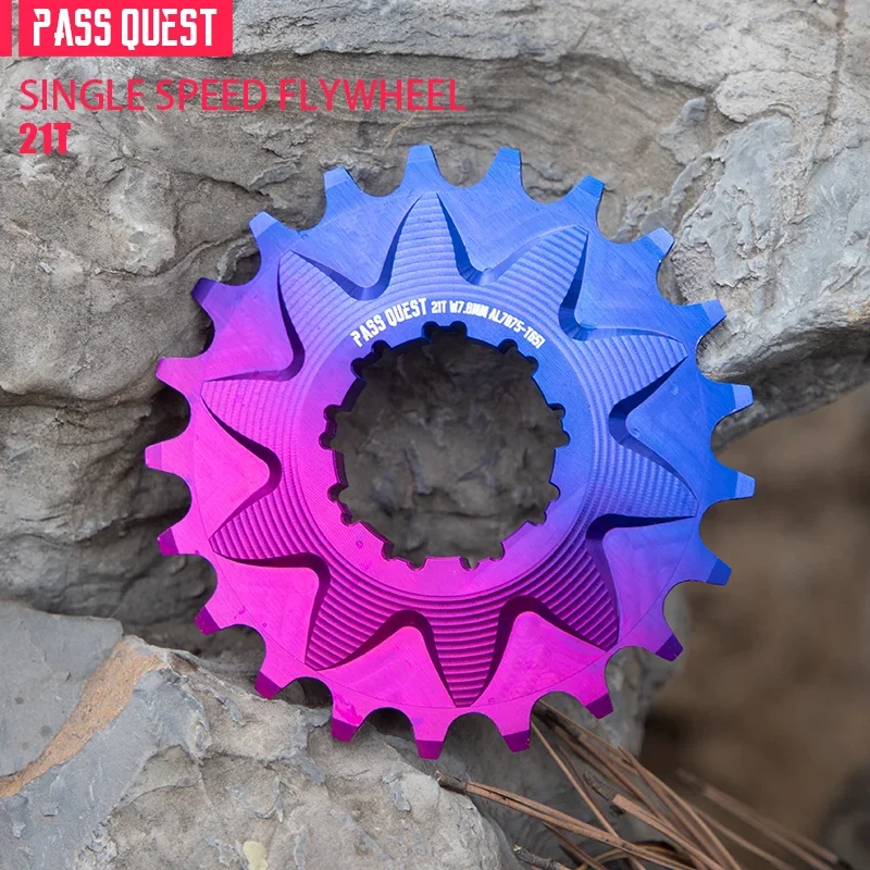 PASS QUEST Single speed freewheel and spacer For shiman0 8/9/10speed Soil Slope Bicycle Sstreet Climbing Bicycle Black/Colorful