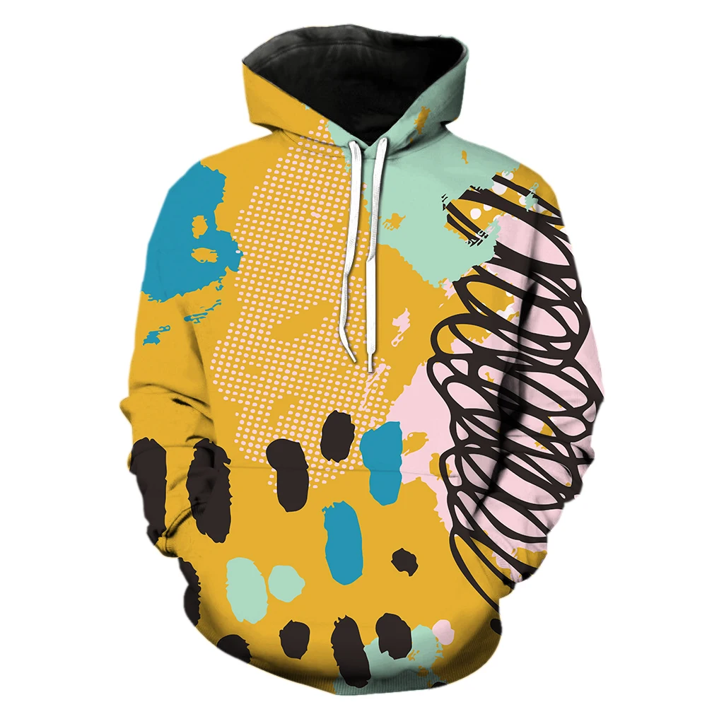 

Abstract Art Graffiti Men's Hoodies Cool 3D Printed With Hood Jackets 2022 Hot Sale Funny Fashion Teens Long Sleeve Unisex Tops