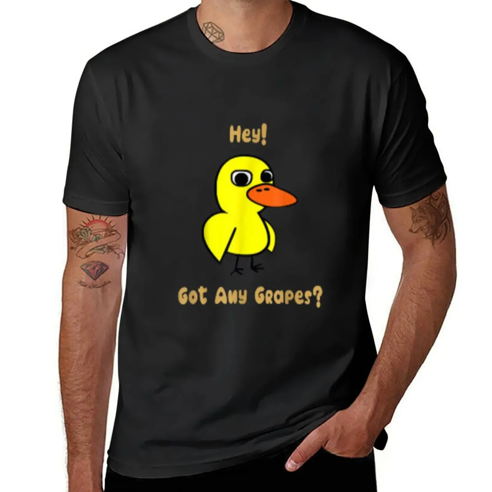 

Hey! Got Any Grapes T-shirt animal prinfor boys customizeds mens t shirt graphic
