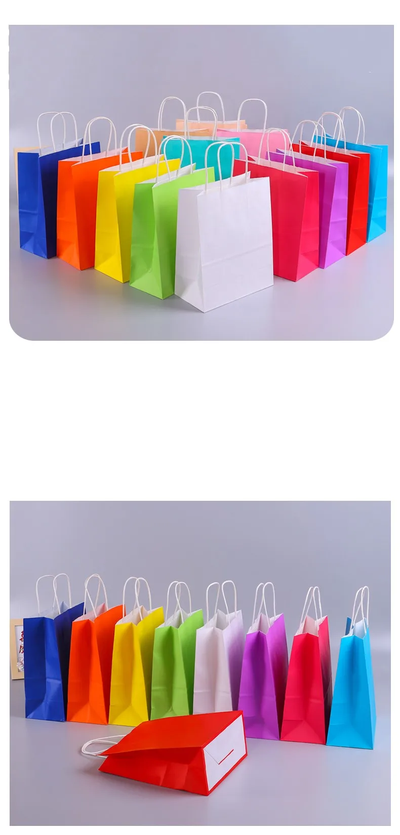 Sacchetti Regalo Per Vino In Carta Kraft - 20 Pezzi, Neri, Con Manici In Corda - Foto 6