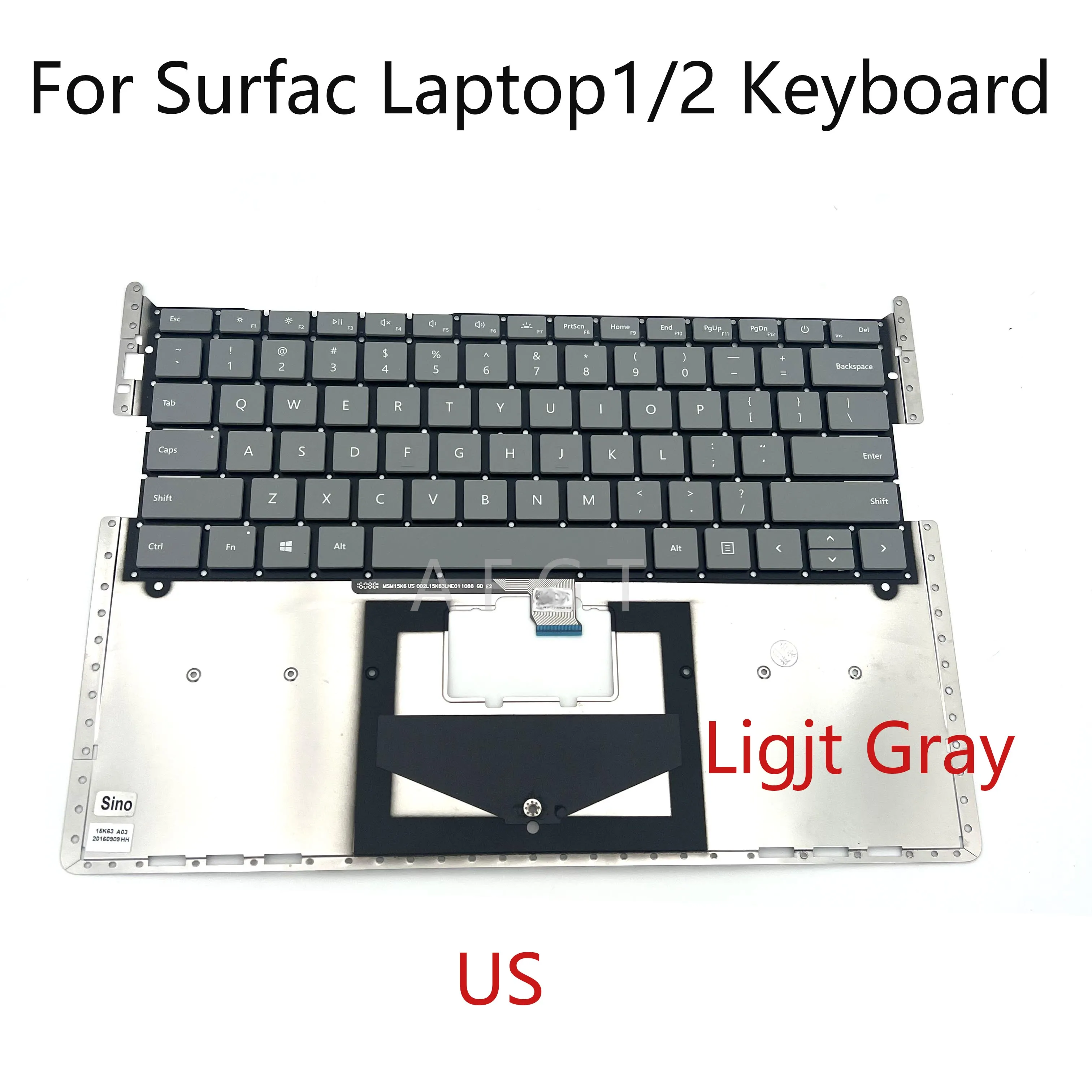 Original New Keyboard For Microsoft Surface laptop1/2 1769 1782 US UK DE SE BE 13.5In Keyboard Red Blue Black Grey Tested Well