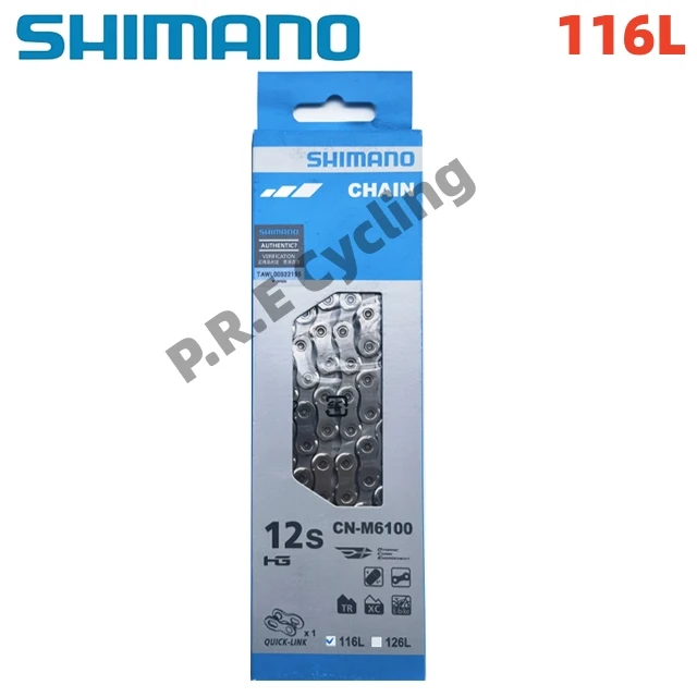 Shimano 12-Speed Bicycle Chain DEOER SLX XT Series CN-M6100 M7100