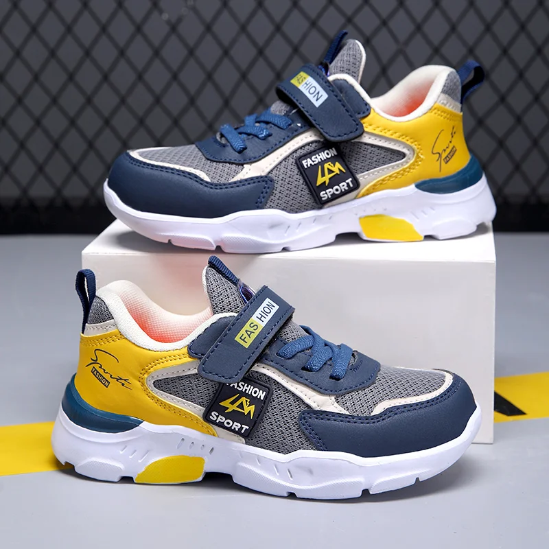 Kids Sneakers Fashion Outdoor Sports Lightweight Mehs Breathable Flat Tenis Shoes Cheap Footwear Childrens Walking Shoes Boy kids shoes