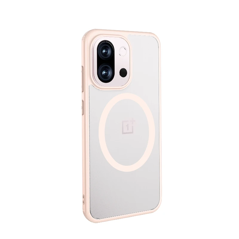Enhanced Shockproof Matte Translucent Case with Magnetic Feature